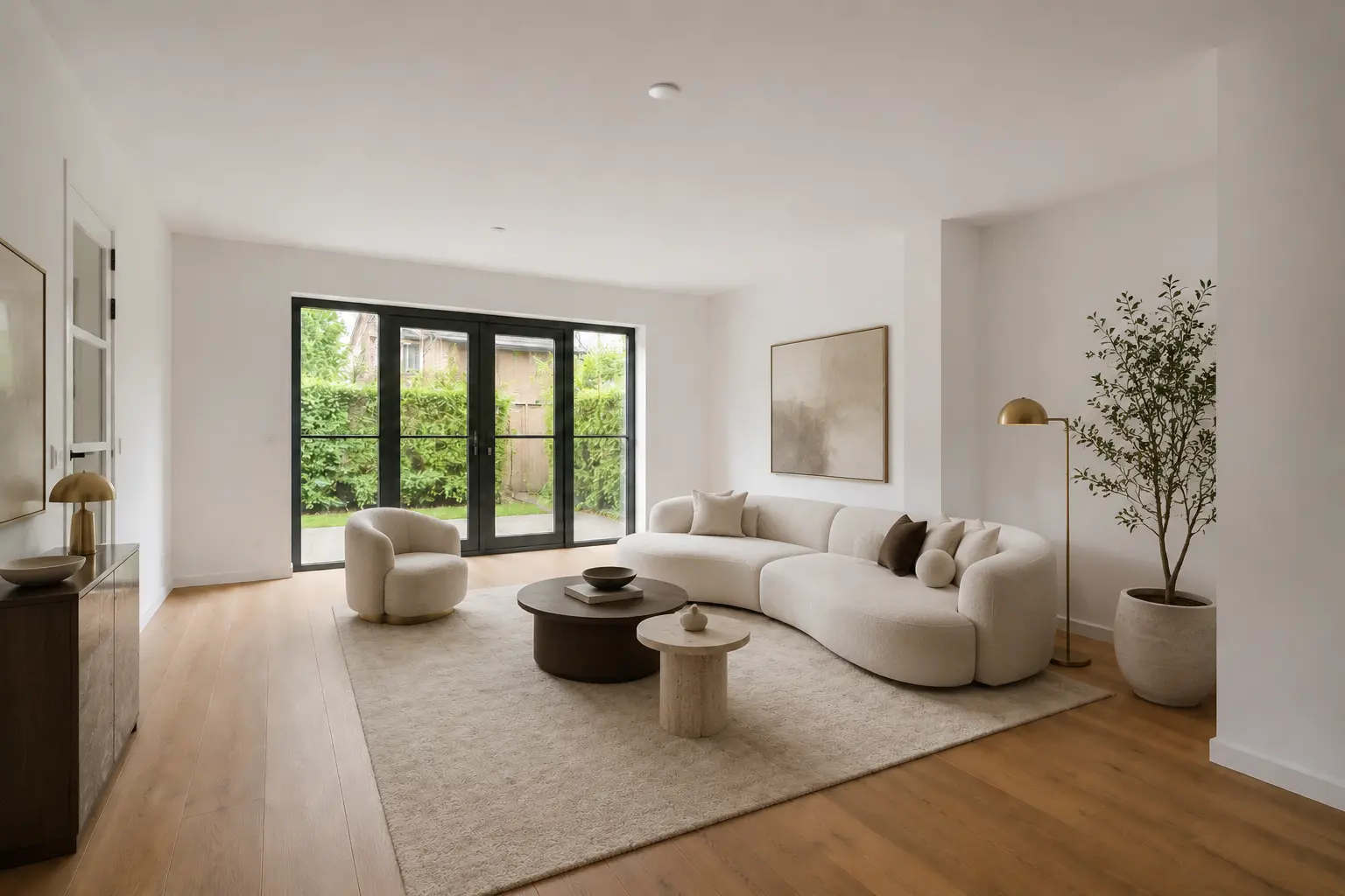 Artist Impression of a living room in Modern Luxury style